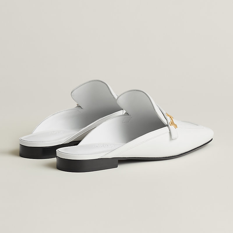 Mule discount hermes blanche